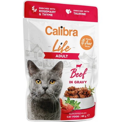 Calibra Cat Life Adult Beef in gravy 85 g