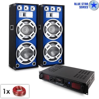 Electronic-Star PA Set Blue Star Series "Beatsound Bluetooth MP3" 2000W (PL-10869-3102) (PL-10869-3102)