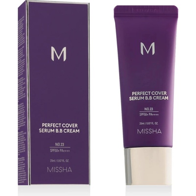 MISSHA M Perfect Cover Serum B,B, Cream SPF50+ PA++++ No,23 Natural Beige 20 ml