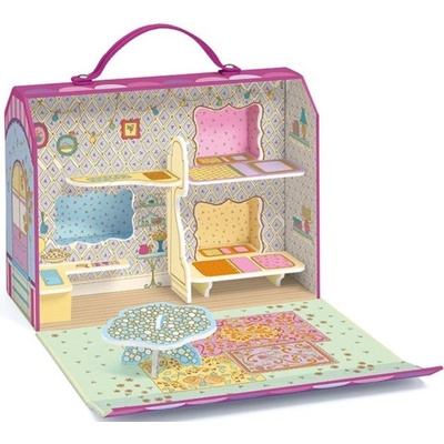 DJECO Куклена къща в куфар Djeco - С две фигурки, Bluchka & Indi (DJ06952)