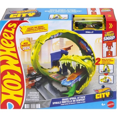 Hot Wheels Autodráha Zkroucený had smyčka 1:64