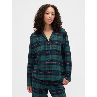 GAP Фланелена пижамна риза GAP GAP | Zelen | ЖЕНИ | M