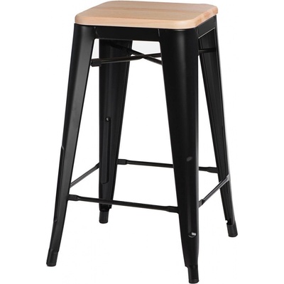 D2.Design Niort Wood 75 cm černá / borovice