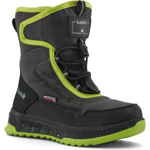 Kamik Детски зимни ботуши Kamik Kid's Stormex Ez Winter boots - Charcoal / Lime - размер 29 (EU) (702-6144-0212)