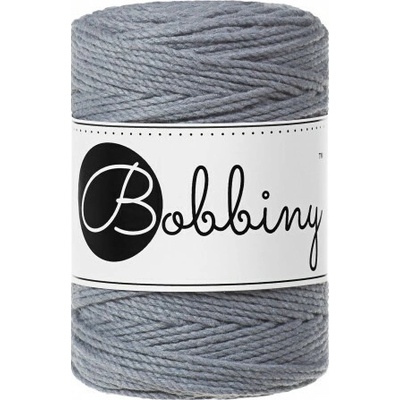 Bobbiny Macrame rope 3PLY - (1,5mm) Bobbiny - Macrame rope 3PLY - (1,5mm): Steel