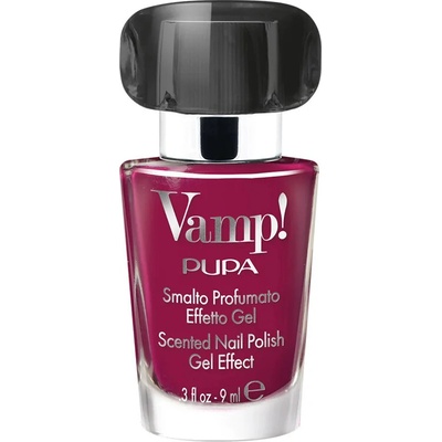 PUPA Milano Lak na nechty VAMP! (Scented Nail Polish Gel Effect) 9 ml 317 Hypnotic Cherry