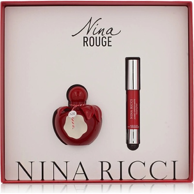 Nina Ricci Nina Rouge EDT 50 ml + rtěnka v tužce 75 ml
