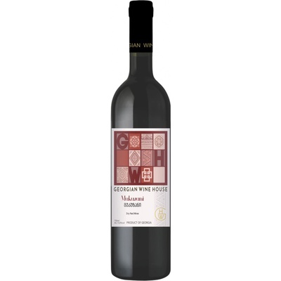 Georgian Wine House GWH Mukuzani červené Suché 2023 12,6% 0,75 l (holá láhev)