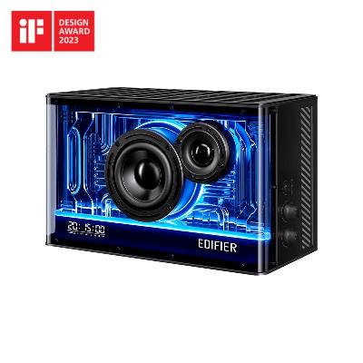 Безжичен Bluetooth спийкър - Edifier QD35 Tabletop Bluetooth Speaker with GaN charger (черен)