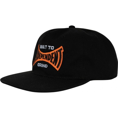 INDEPENDENT Built To Grind Span Snapback Unstructured Hat Black 162207