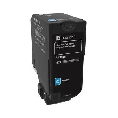 Lexmark 74C2HC0 Синьо Оригинален тонер (74C2HC0)