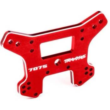 Traxxas задна алуминиева амортисьорна кула, червено анодизирана (за Sledge)