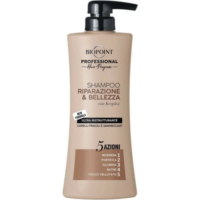 Biopoint Šampon na křehké a zatížené vlasy Riparazione 400 ml