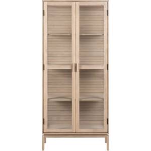 Actona Витрина от дъбов декор в естествен цвят 80x180 cm Linley - Actona (H000022820)