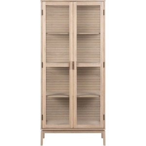 Actona Витрина от дъбов декор в естествен цвят 80x180 cm Linley - Actona (H000022820)