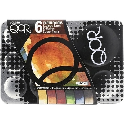 QOR Modern Комплект акварелни бои Earth Colors 6 x 5 ml (7000002-0)