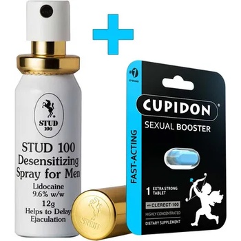 Image 1 of Спрей за задържане на еякулацията Stud 100 + секс стимулант Купидон