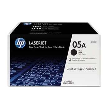 HP 05A CE505AD двойна опаковка черен (black) оригинален тонер (CE505D)