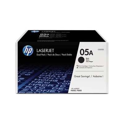 HP 05A CE505AD двойна опаковка черен (black) оригинален тонер (CE505D)