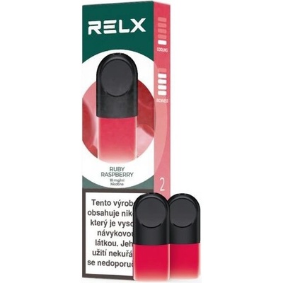 Relx Pod náhradný Pro-2 cartridge Raspy Ruby 18mg 2ks