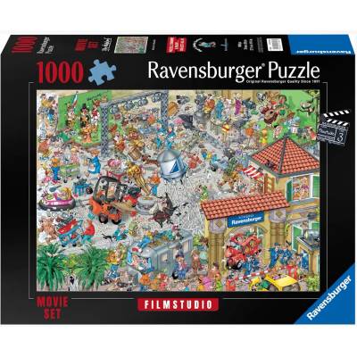 Ravensburger - Puzzle Ray’s Comics - Film Set 3: Film Studio Puzzle - 1 000 piese