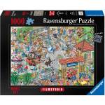 Ravensburger - Puzzle Ray’s Comics - Film Set 3: Film Studio Puzzle - 1 000 piese