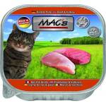 MAC's Mac’s Cat Adult GRAIN FREE, пастет за пораснали котки, БЕЗ ЗЪРНО, с Говеждо и пуешко месо, 85 гр - Германия - 505VE