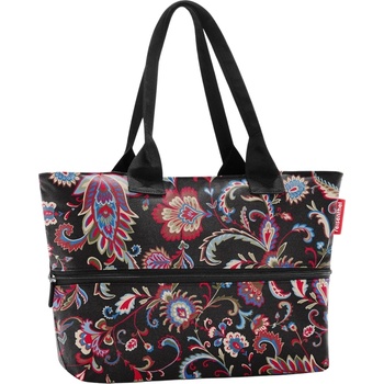Reisenthel Чанта тип торба Shopper e1 Paisley черна (RJ7064)