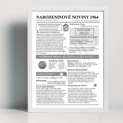 storybox.cz Narozeninové noviny 1964