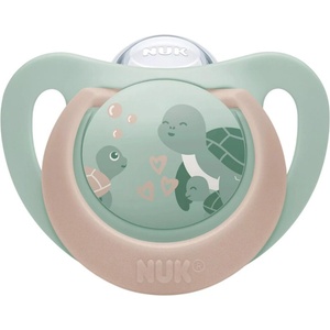 Nuk Силиконова залъгалка NUK First Choice - 18 м+, костенурка (10177251) - baby