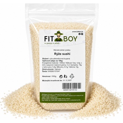 Fitboy Sushi ryža 1 kg