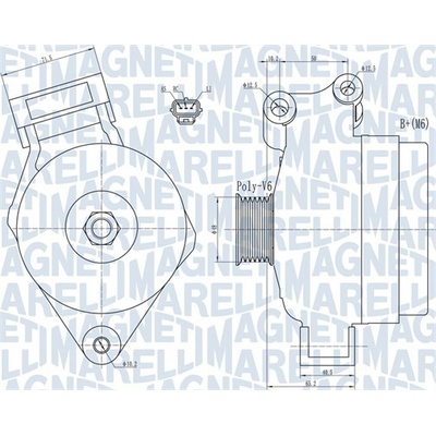 Generátor MAGNETI MARELLI 063731925010