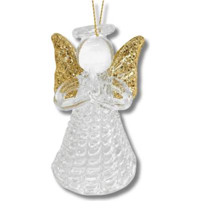 Home Accents Vianočné ozdoby Anjel 9 cm 1 ks