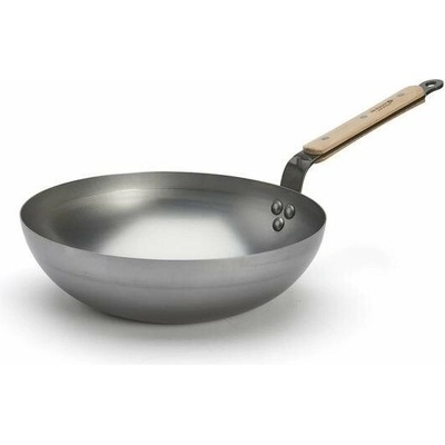 de Buyer 5717.28 Mineral B Bois Wok 28 cm