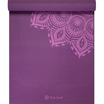 GAIAM Постелка за йога MANDALA Premium - лилаво с мандала