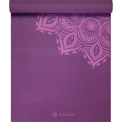GAIAM Постелка за йога MANDALA Premium - лилаво с мандала