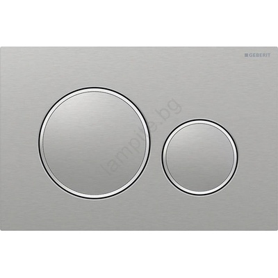 Geberit 115.882. SN. 1 - Промивен бутон Sigma20 24, 6x16, 4 cm неръждаема стомана (GB0021)
