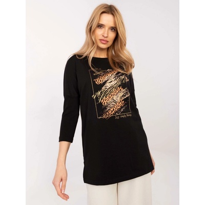 Blouse CLM-BZ-0052.37-black čierna Calimera