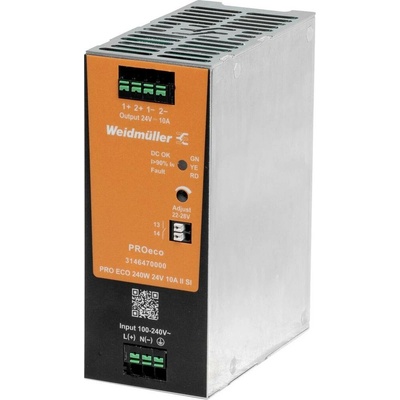 Weidmüller 3146470000 napájecí zdroj 24 V 10 A 240 W Obsah 1 ks