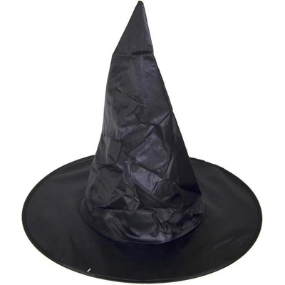 Wiky Klobouk čarodějnický černý 32 cm