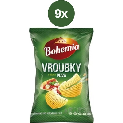 Bohemia vroubkované pizza 9x65g