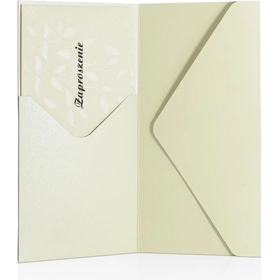 Obálky DL Pearl SP/kapsa ivory 220g, 5ks, Galeria Papieru
