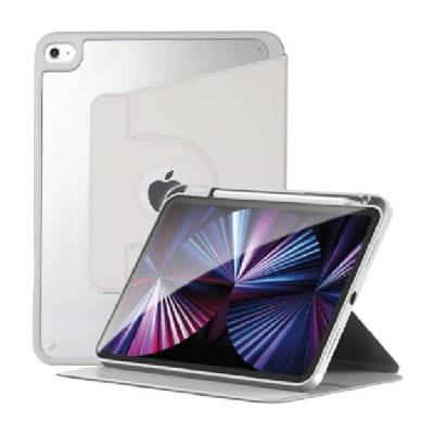 Въртящ се 360° калъф с място за Apple Pencil за iPad 9, 7" (2017/2018) / Air 1 / 2 / Pro 9, 7" - сиво (69205)
