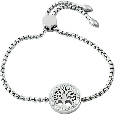 BM Jewellery Dámský stahovací náramek strom života z chirurgické oceli S11153065