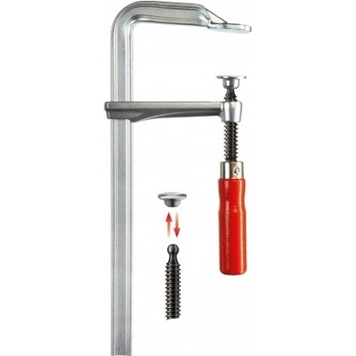 Bessey GZ40-12 svěrka šroubová celoocelová 400x120/24,5x9,5mm
