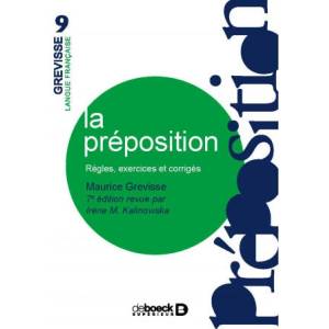 La préposition | GREVISSE (ISBN: 9782807315709)
