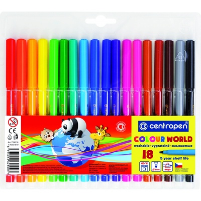 Centropen Colour World 7550 18 ks