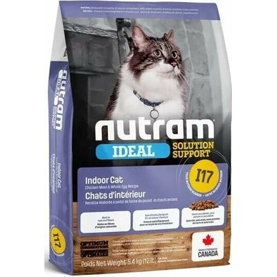 Nutram 17 Ideal Indoor Cat 2 x 5,4 kg