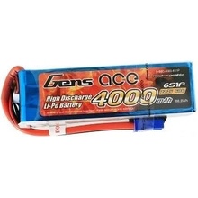 GensAce Batterie LiPo 6S 22.2V-4000-60C EC5 164x46x43mm 690g