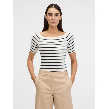 Orsay Кремава дамска тениска с три-четвърти ръкави ORSAY Orsay | Byal | ЖЕНИ | L